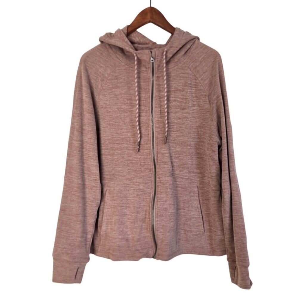 Avalanche Mauve Ultra Soft Zip Up Hoodie Cabincore Outdoor Cozy Light Winter XL